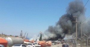 GEMİ SÖKÜMDE YANGIN