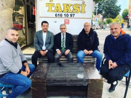 Kaymakam Güney, taksicilerin sorunlarını dinledi