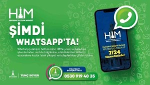 Büyükşehir belediyesi WhatsApp’ta