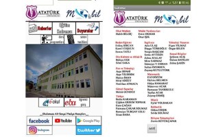 ATATÜRK ORTAOKULU MOBİL UYGULAMASI YAYINDA