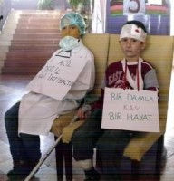 ‘Bir damla kan ile bir hayat kurtaralım’