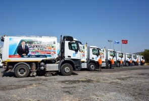 TEMİZLİK İŞLERİNE 7 YENİ ARAÇ