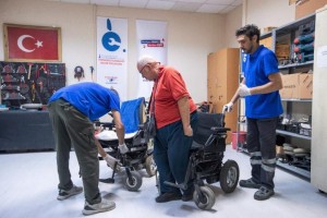 Tekerlekli sandalye hastanesi