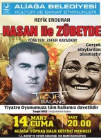 ‘HASAN İLE ZÜBEYDE' ALİAĞA'DA
