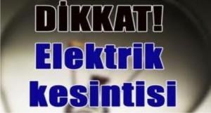 dikkat elektrik kesilecek