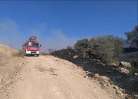 NEMRUT SANAYİ BÖLGESİ’NDE YANGIN