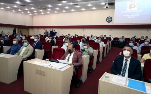 KÖŞGER İLÇE YÖNETİCİLERİYLE BİR ARAYA GELDİ