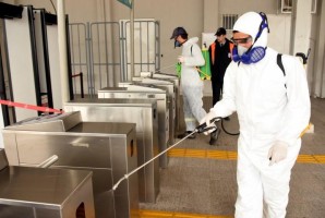 OKUL VE CAMİLER DEZENFEKTE EDİLİYOR