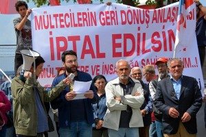 ‘GERİ DÖNÜŞ ANLAŞMASI’ PROTESTO EDİLDİ