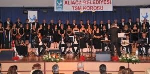 Aliağa Belediyesi THM ve TSM  Koroları sahne alıyor