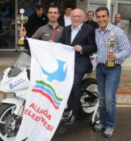 BALKANLARDA ALİAĞA BELEDİYESİ RÜZGÂRI ESTİ