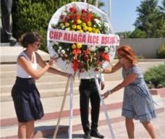 CHP Aliağa Ata’nın huzurunda