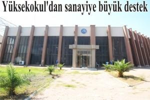 Yüksekokul'dan sanayiye büyük destek