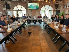 Avcı muhtarlarla bir araya geldi