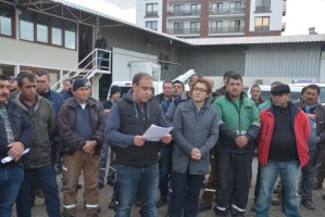 BELEDİYE İŞÇİLERİ ‘AYRIMSIZ KADRO’ DEDİ