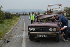 ALİAĞA’DA TRAFİK KAZASI: 1 AĞIR YARALI