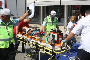 MOTOSİKLET KAZASI 1 CAN ALDI