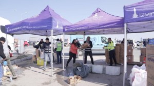 Afet bölgesine destek sürüyor