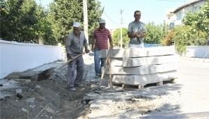 Belediyeden altyapı hizmeti