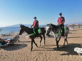 ATLI POLİSLER DEVRİYEYE DEVAM EDİYOR