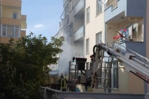 Yangın korku yarattı