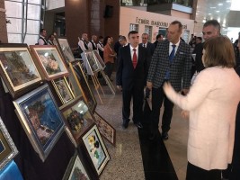 MAHKUMLARIN ESERLERİ ADLİYEDE SERGİLENDİ