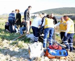 Çok sevdiği tarlasında Çapa yaparken öldü