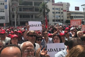 ADALET YÜRÜYÜŞÜNE ALİAĞA’DAN DESTEK