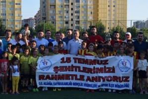 15 TEMMUZ FUTBOL TURNUVASI TAMAMLANDI