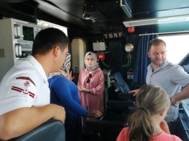 SAHİL GÜVENLİK BOTU HALKIN ZİYARETİNE AÇILDI