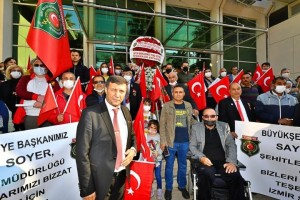 GAZİ VE ŞEHİT YAKINLARINDAN SOYER’E TEŞEKKÜR