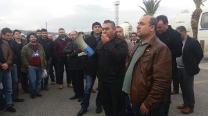 TÜPRAŞ İŞÇİLERİ EYLEM YAPTI