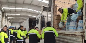 Deprem bölgesine destek sürüyor