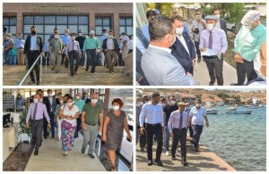 PROJELERİ İNCELEDİ, YENİ PROJELERİN MÜJDESİNİ VERDİ