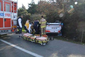 PETKİM KAVŞAĞI'NDA TRAFİK KAZASI