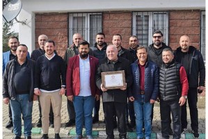 BAŞKAN BERK MAZBATASINI ALDI