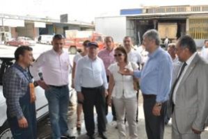 Susam, Sanayi Sitesi  esnafını ziyaret etti