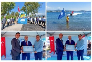 Polis Plajı’na ‘Mavi Bayrak’