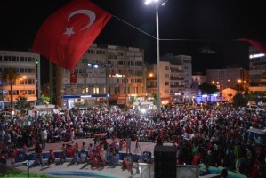 ALİAĞALILAR 15 TEMMUZ’U UNUTMADI