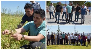 HAFTA SONUNU ÇALIŞANLARLA SAHADA GEÇİRDİ