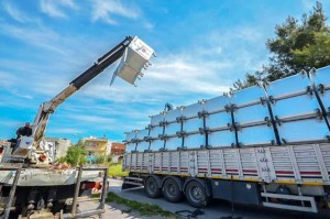 İLÇELERE 5 BİN 500 ÇÖP KONTEYNERİ