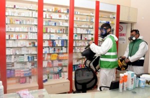 ECZANELER DEZENFEKTE EDİLDİ