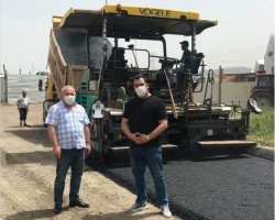 SANAYİ SİTESİNİN YOLLARI ASFALTLANIYOR