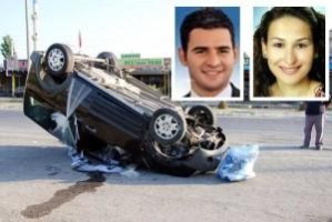 Aliağalı yeni evli gelin ile damadı kaza ayırdı