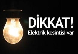 Yine elektrik kesilecek