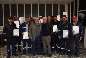 MESLEKİ YETERLİLİK BELGELERİ VERİLDİ