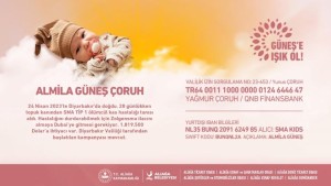 Kurumlar Güneş bebek için birlik oldu