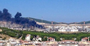 TÜPRAŞ’TA KORKUTAN YANGIN