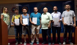 İNŞAATÇILARA MESLEKİ YETERLİLİK BELGELERİ VERİLDİ