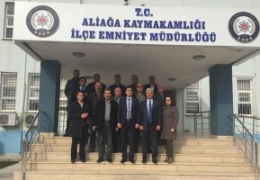 MUHTARLARDAN EMNİYET MÜDÜRÜ UĞURTAŞ’A ZİYARET